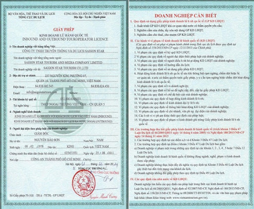 Dịch vụ làm giấy phép kinh doanh lữ hành tại Đà Nẵng