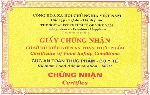 Dịch vụ đăng ký chứng nhận VSATTP